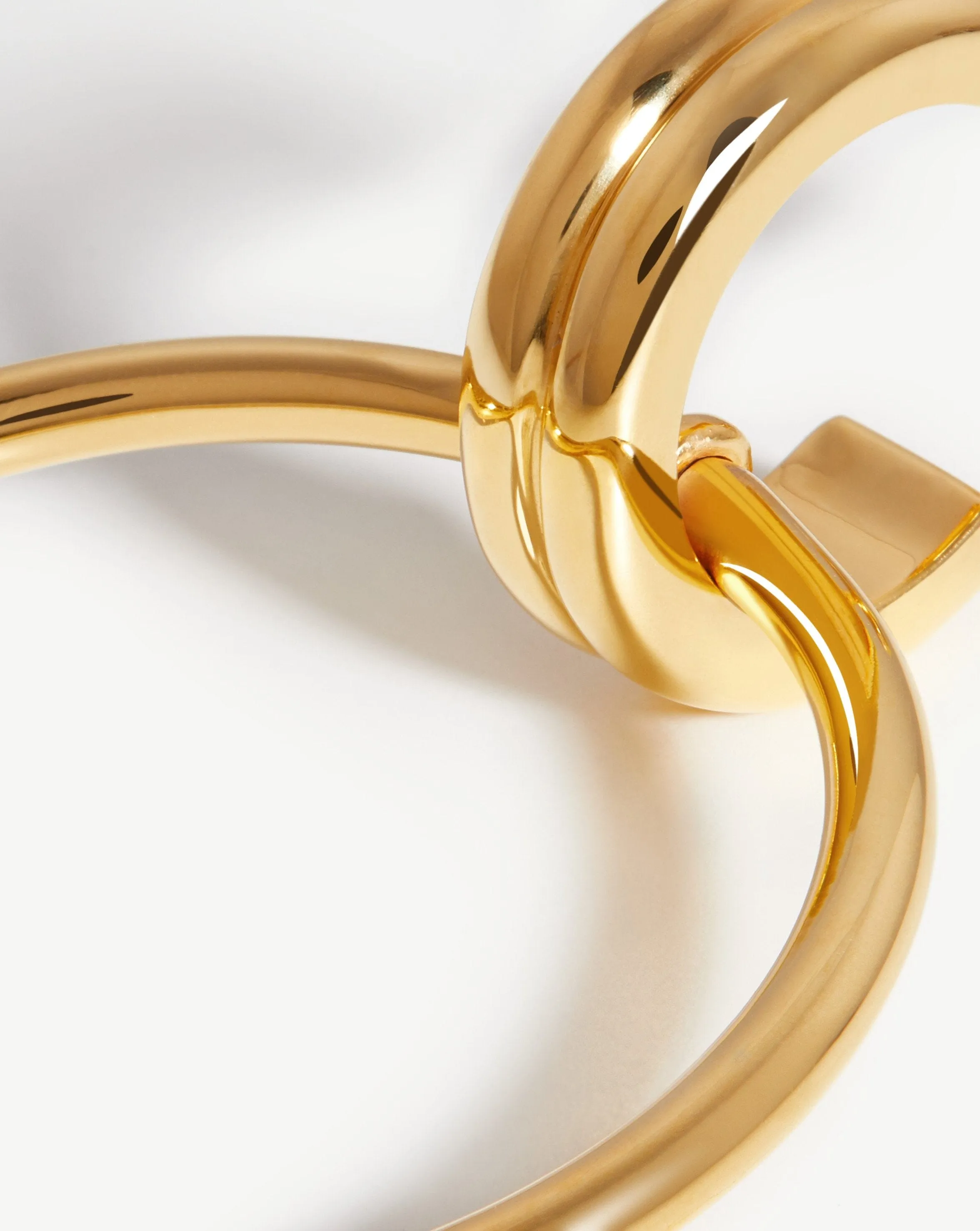 Ancien Chandelier Hoop Earrings | 18ct Gold Plated