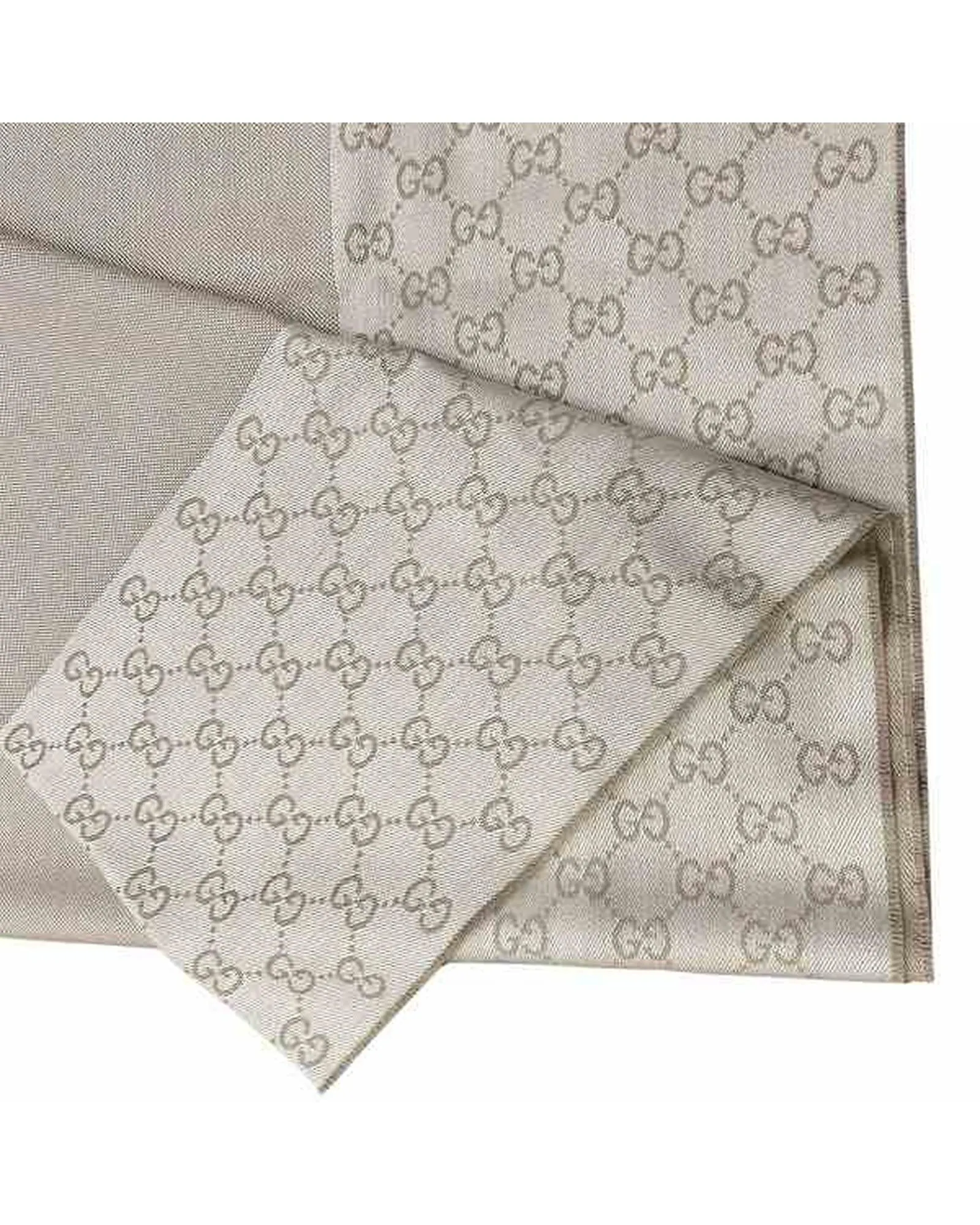 Authentic Gucci Large Canvas Scarf - Pristine Condition