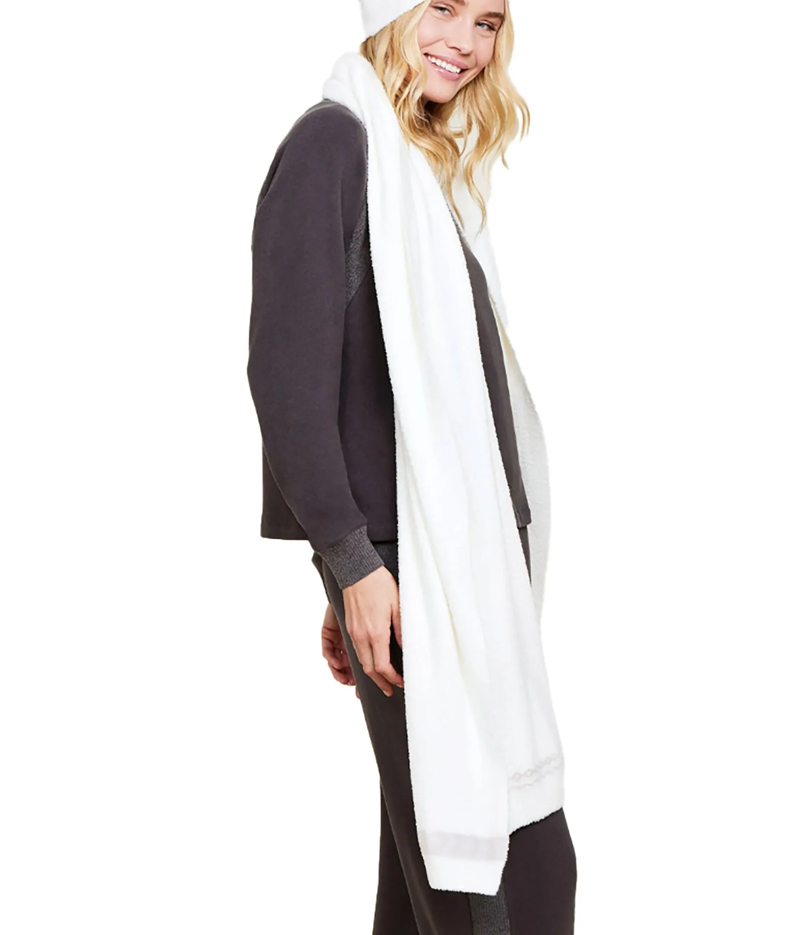 Barefoot Dreams Nordic Bordered Wrap