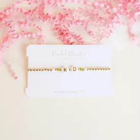 Beaded Blondes | Kappa Delta Color Sorority Bracelet