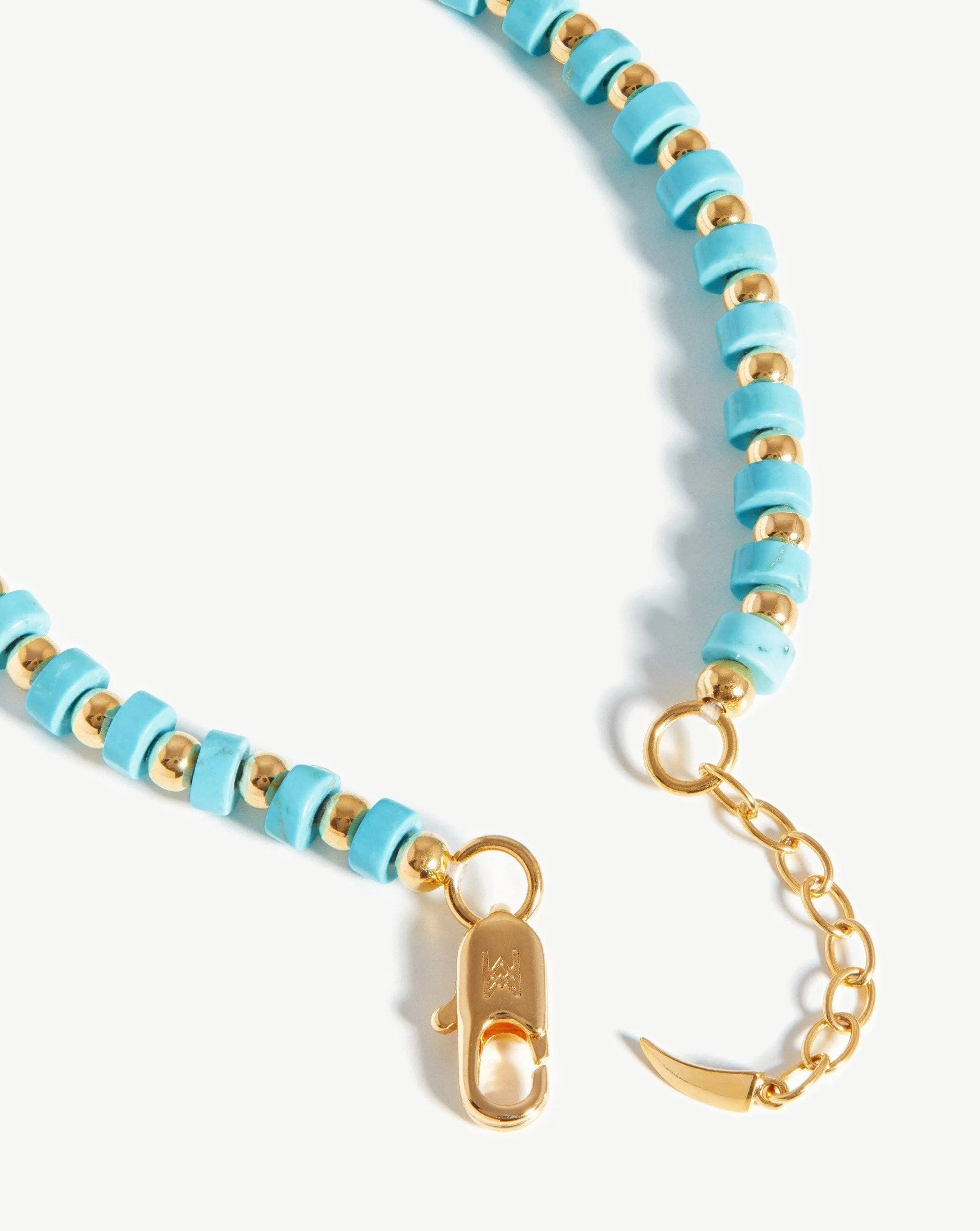 Beaded Bracelet | 18ct Gold Plated/Turquoise