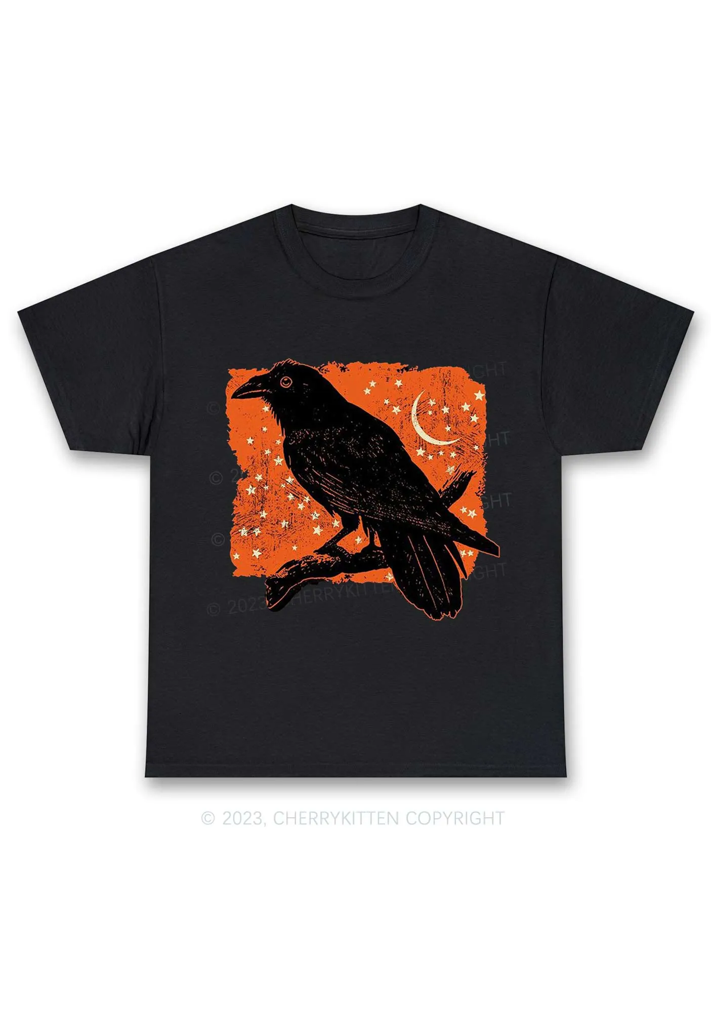 Black Raven Chunky Shirt Cherrykitten