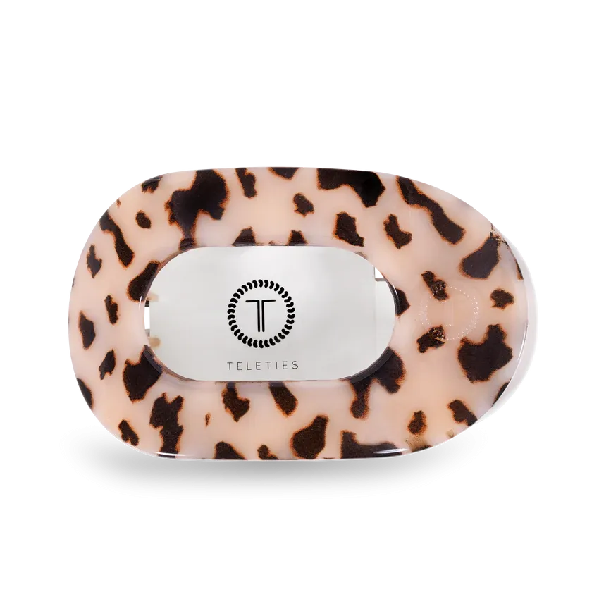 Blonde Tortoise Flat Round Clip