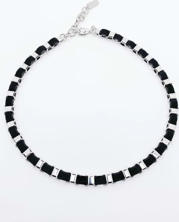 Box Link Chain Choker Necklace