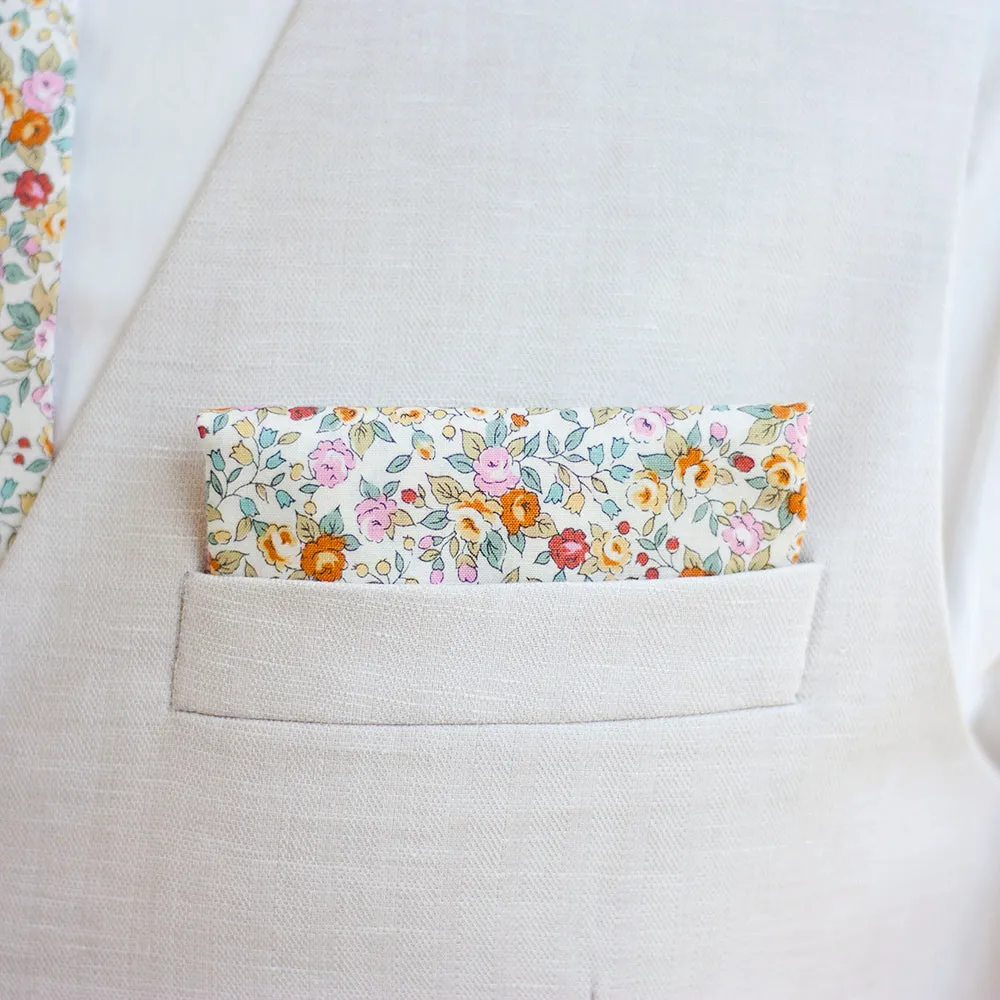 Boy's Necktie / Blossoms In Yellow