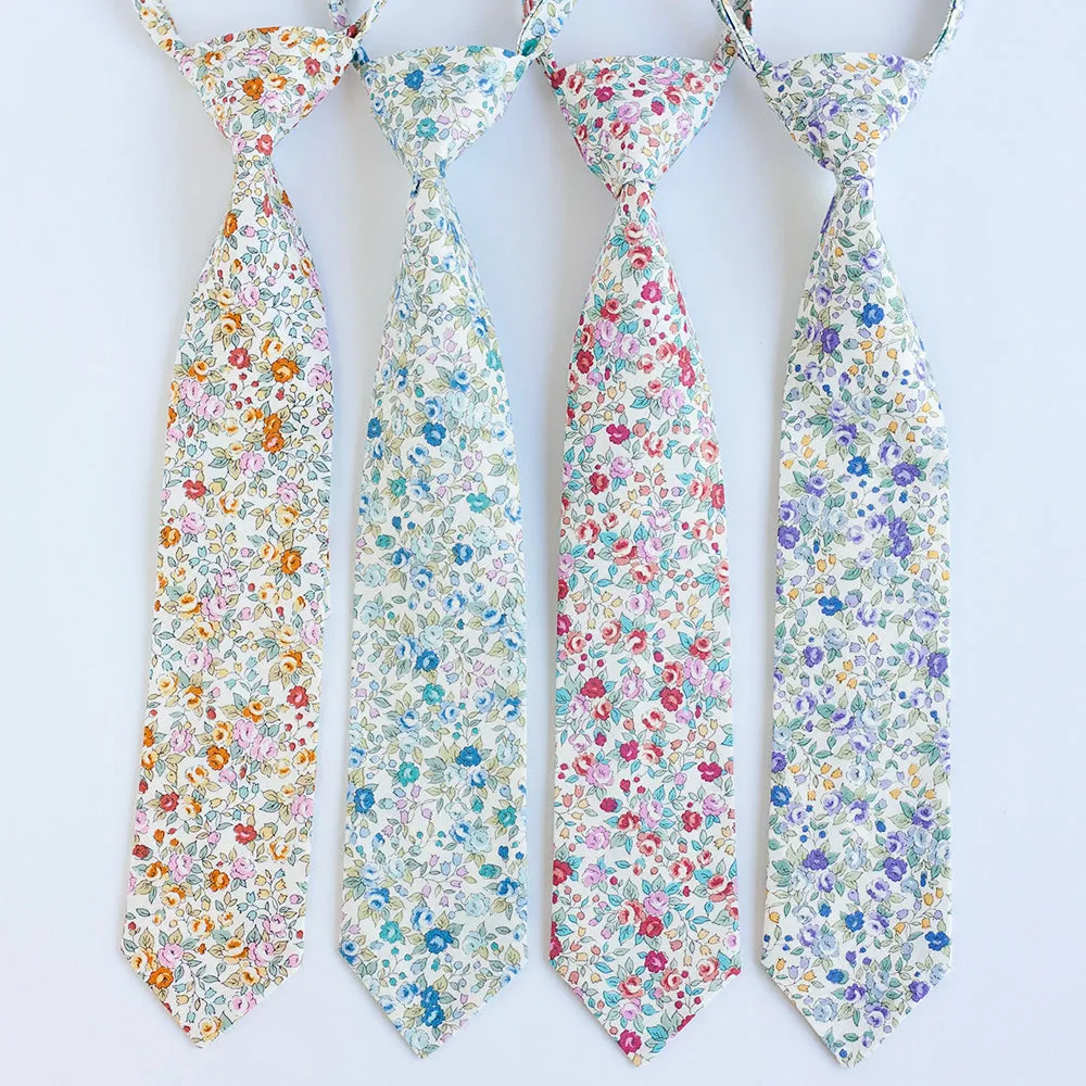 Boy's Necktie / Blossoms In Yellow