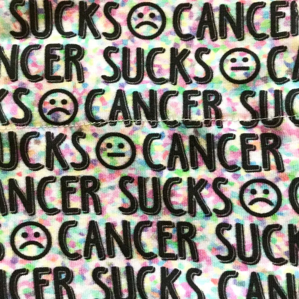 Cancer Sucks! Fun Designer Chemo Beanie Hat