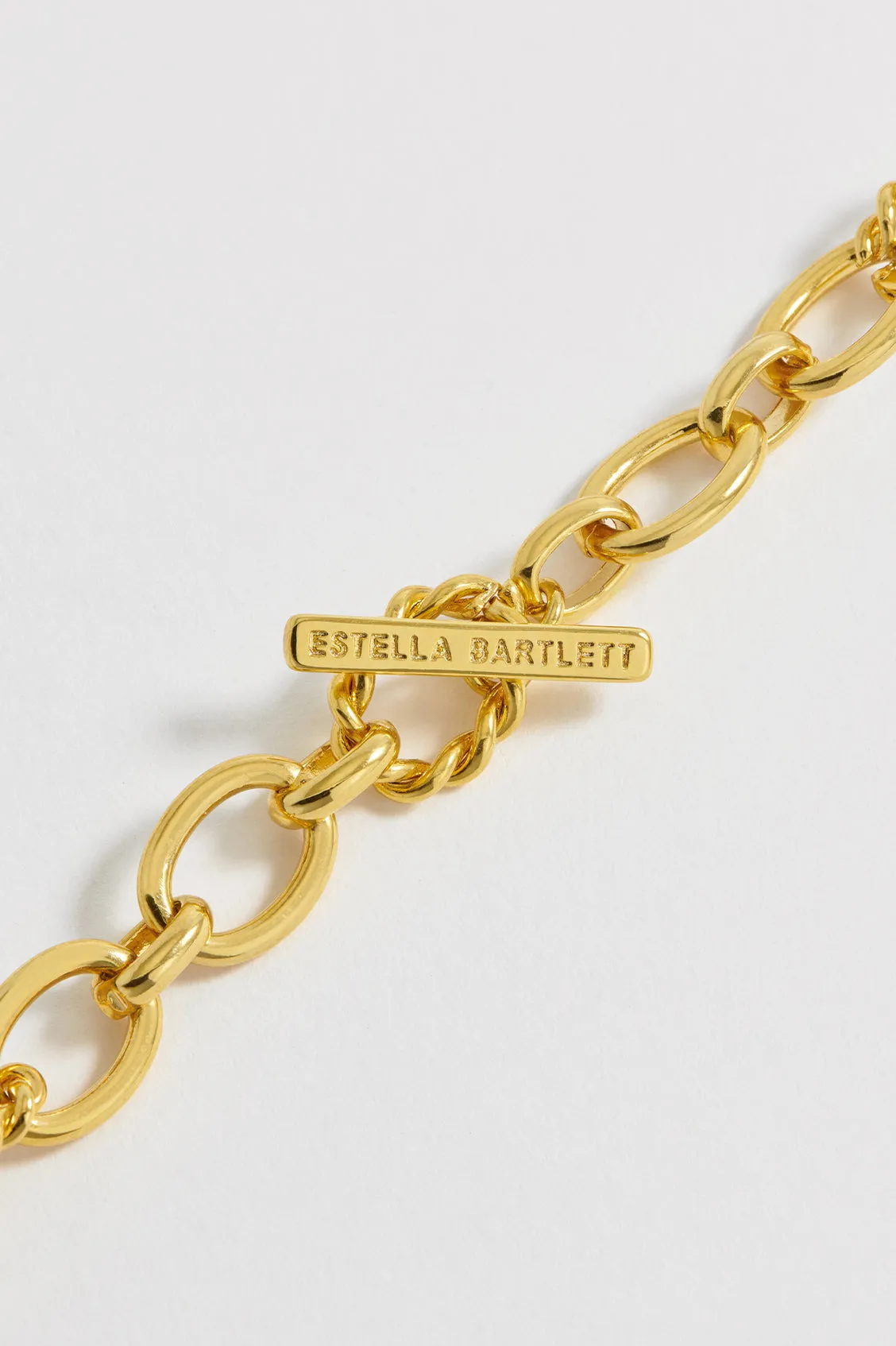 Chunky Chain T-Bar Necklace