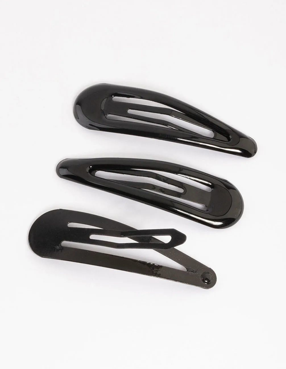 Coated Black Bubble Snap Clip Pack