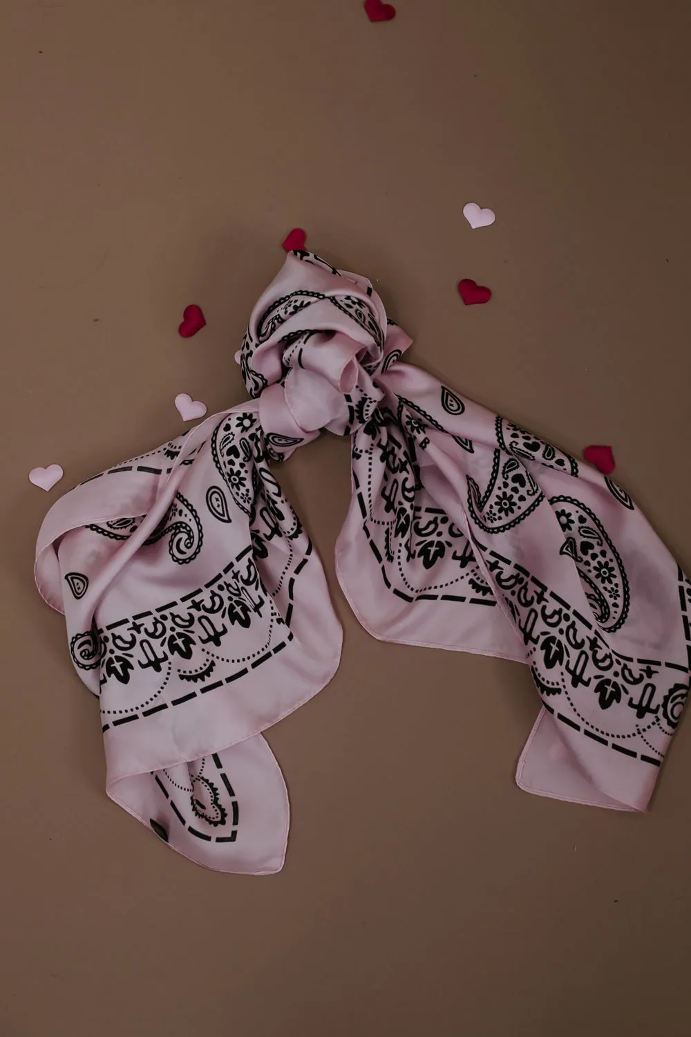 Corbin Paisely Neckerchief , Pink