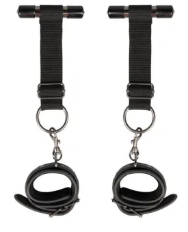 Faux Leather Over The Door Wrist Cuffs