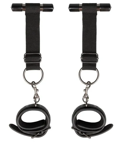 Faux Leather Over The Door Wrist Cuffs