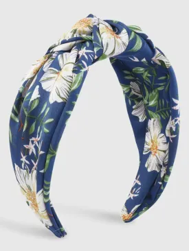 Flower Print Top knot Headbands