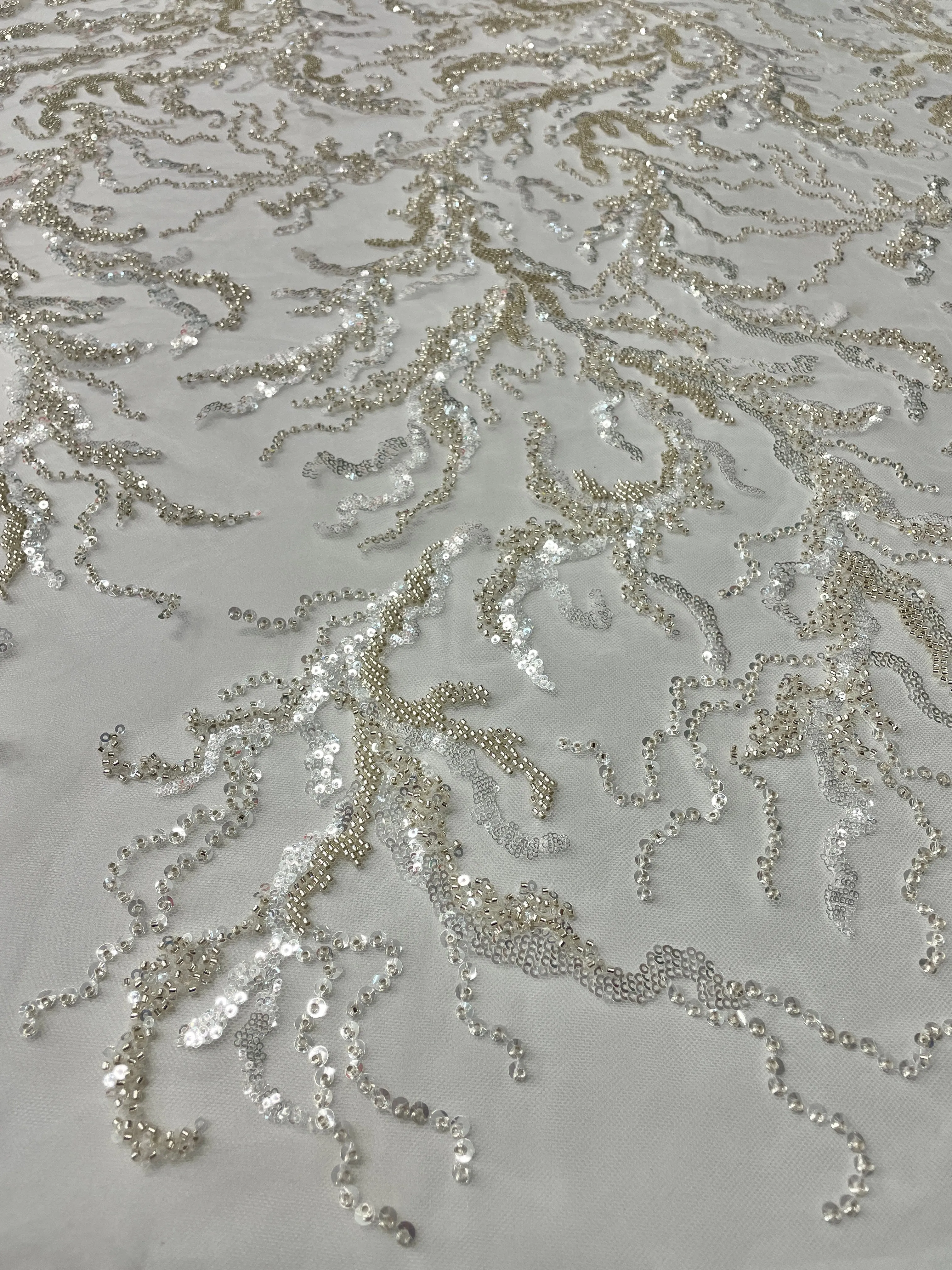 Hand Beaded Coral Reef Design