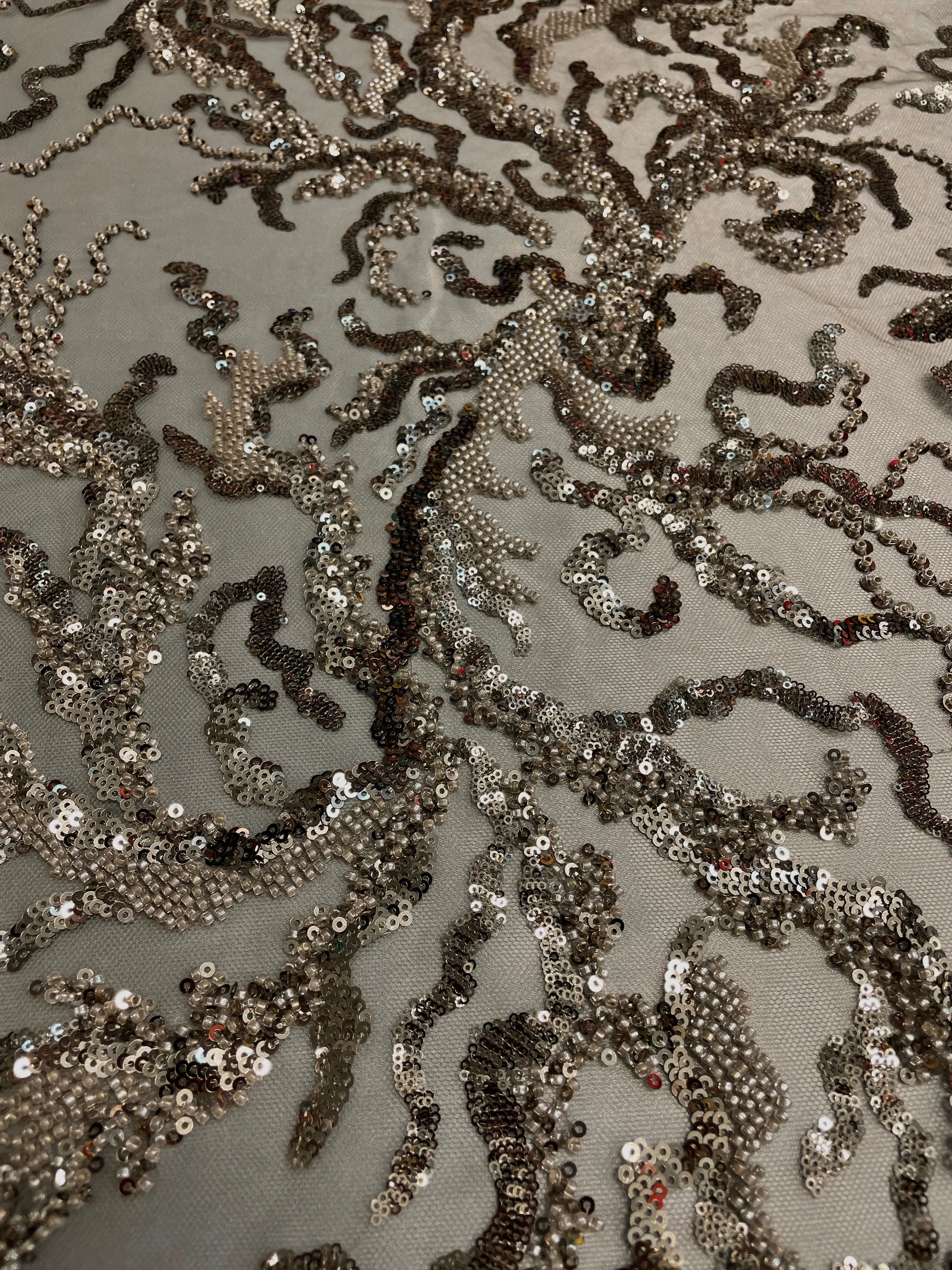 Hand Beaded Coral Reef Design