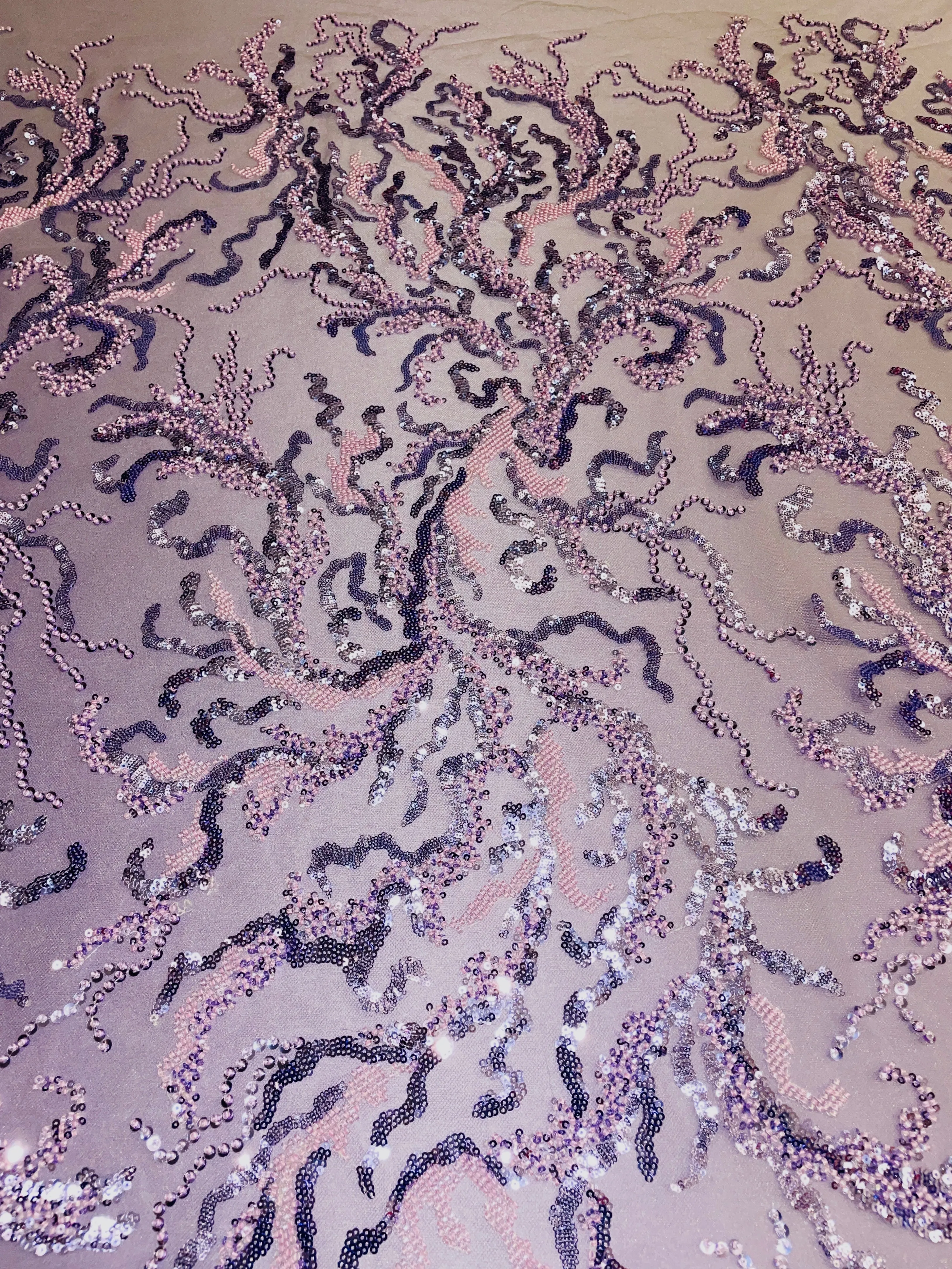 Hand Beaded Coral Reef Design