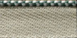 Headband Green & White Cotton Check