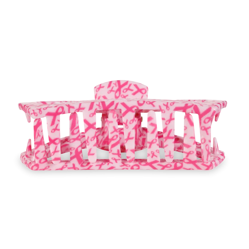 Large Teleties Open Claw Clip - Wrapped in Ribbons