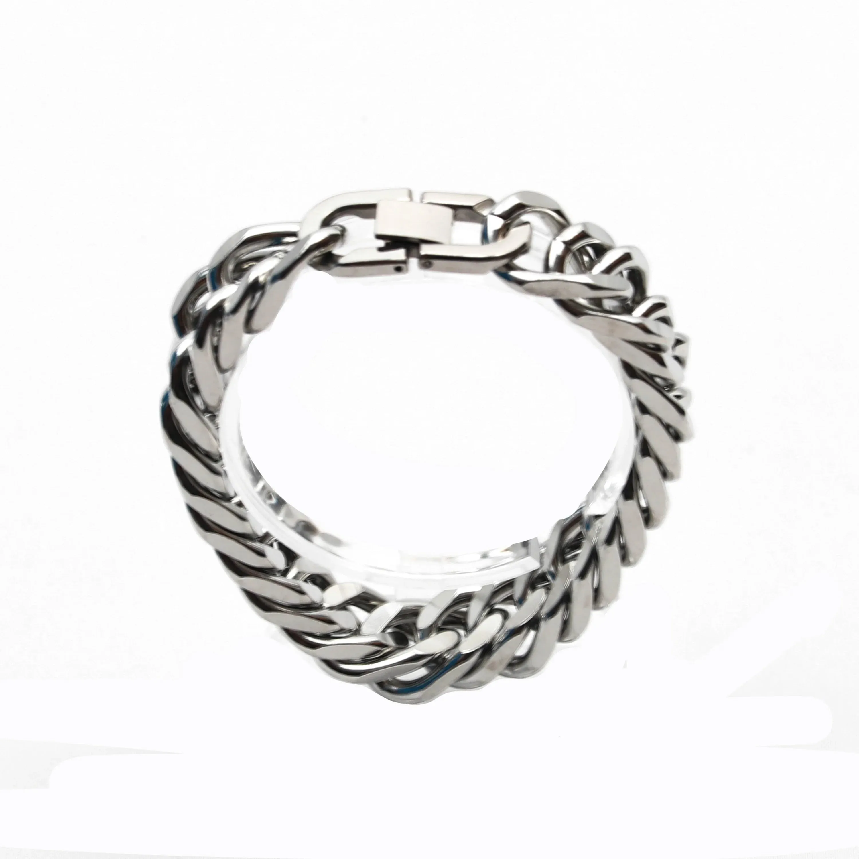 Matejo Stainless Steel Cuban Chain Bracelet