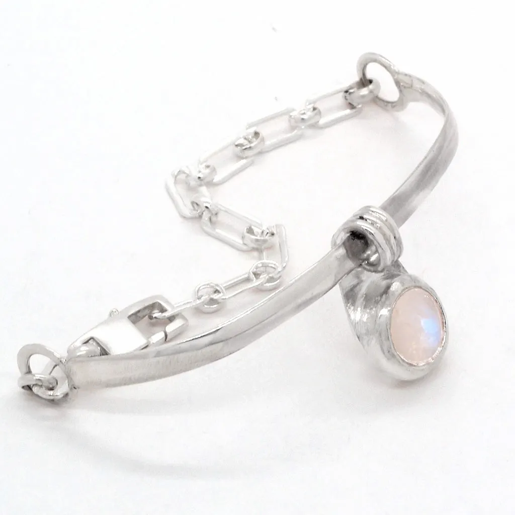 Moonstone Bar Bracelet
