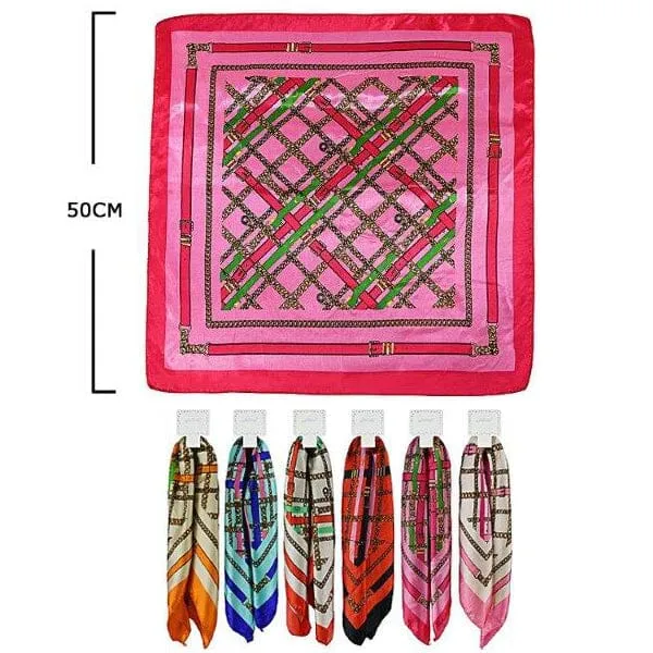 Multi Use Scarf  Hair Tie 10440M ( 12 units)