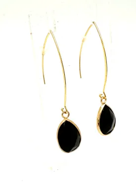 Onyx Drop Earrings