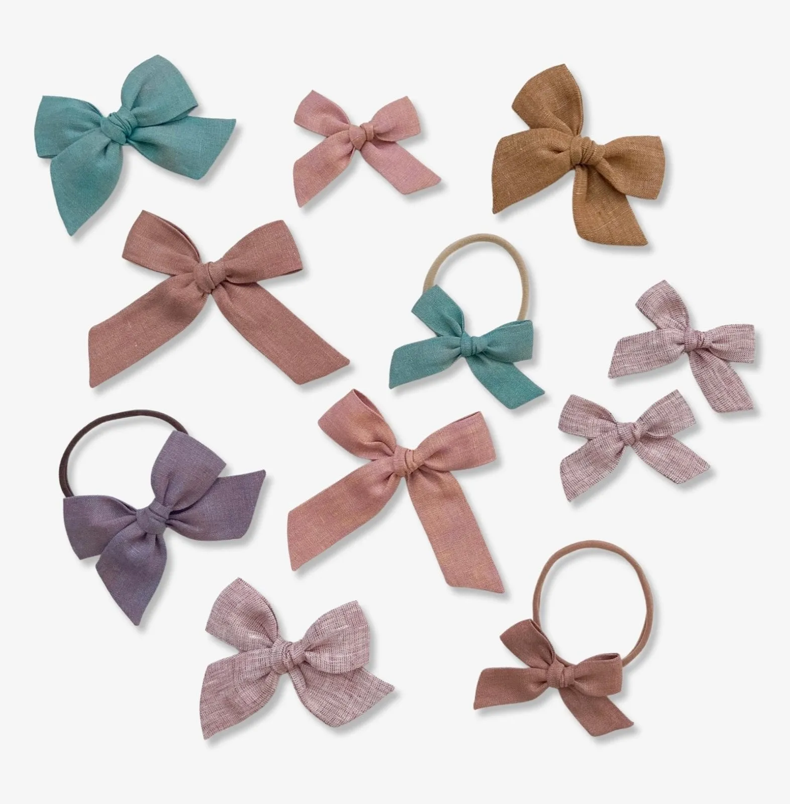 Party Bow | Baked Clay - Alligator Clip
