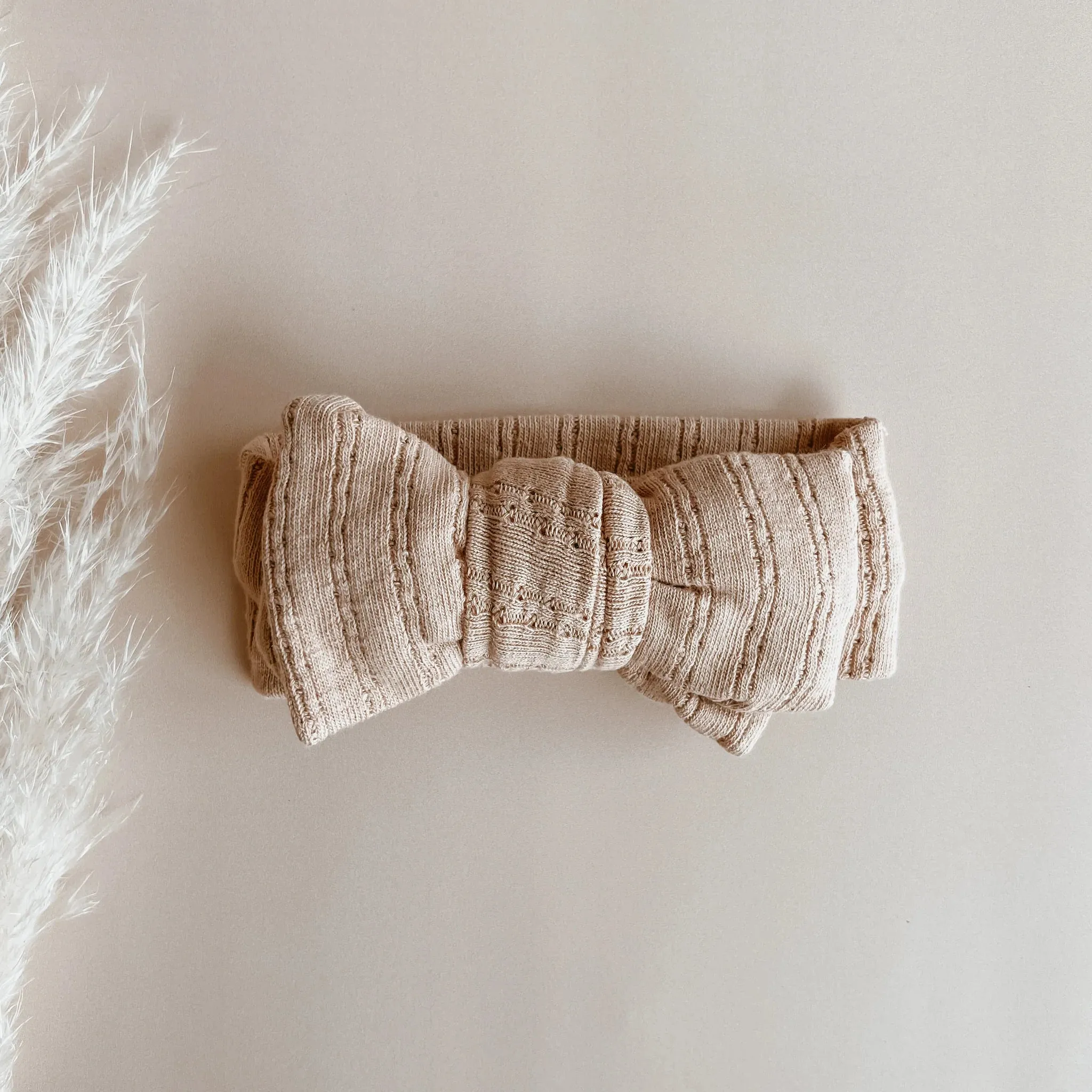 Pointelle Baby Topknot