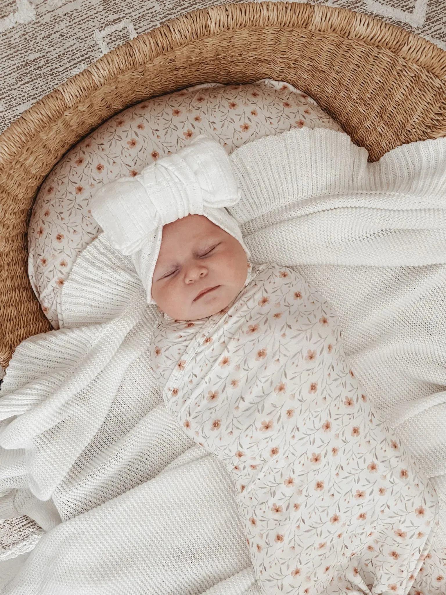 Pointelle Baby Topknot