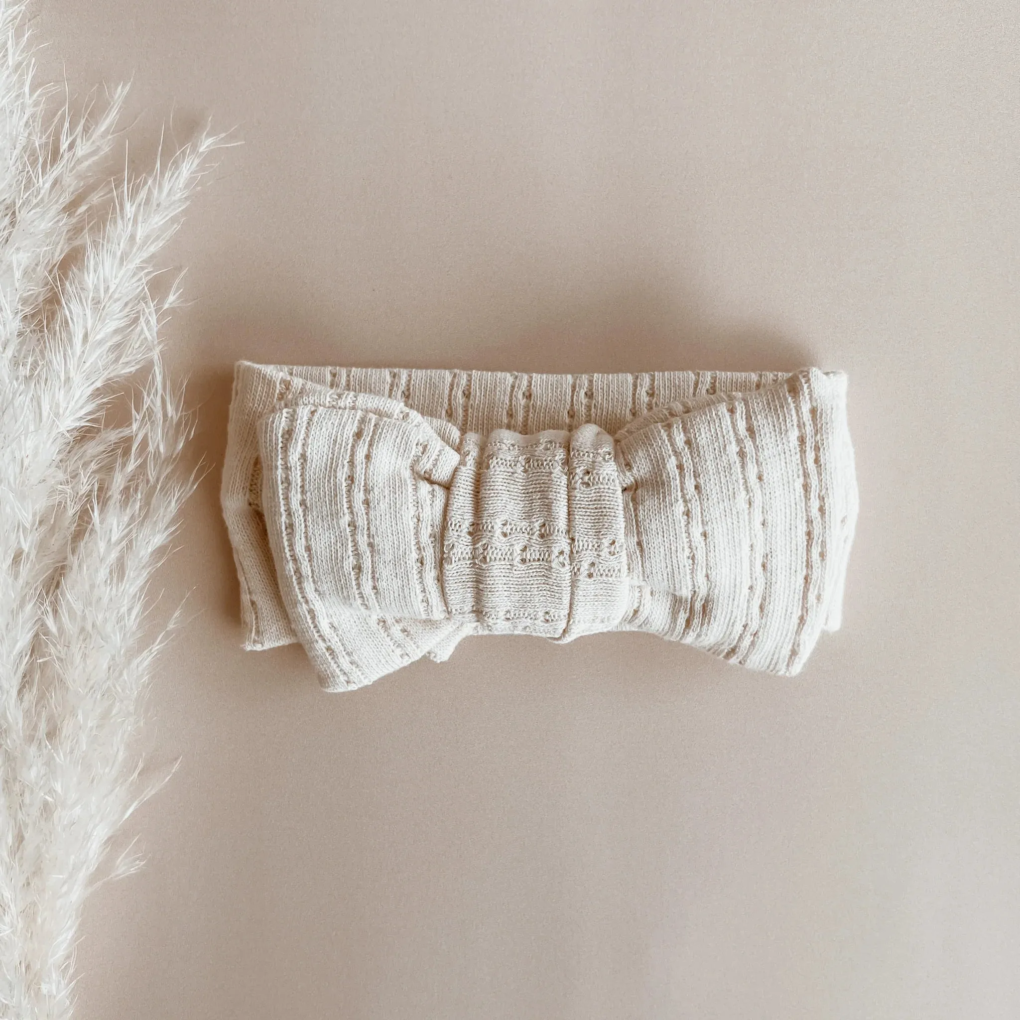 Pointelle Baby Topknot