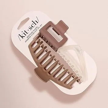 Recycled Plastic Claw Clip Set 3pc - Oversized