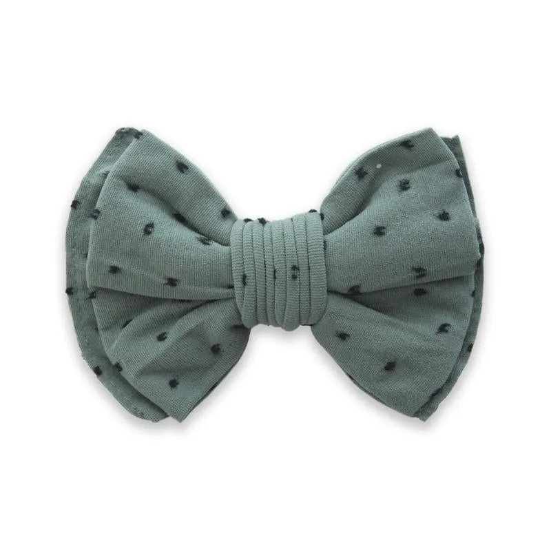 Ribbed Bow Clip