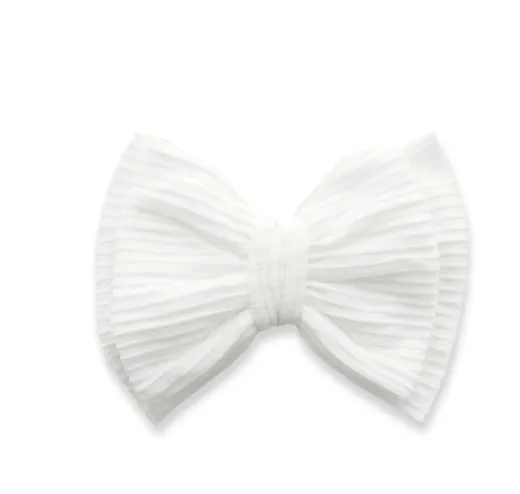 Ribbed Bow Clip