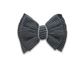 Ribbed Bow Clip