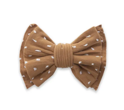 Ribbed Bow Clip