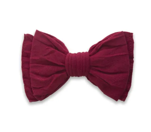 Ribbed Bow Clip