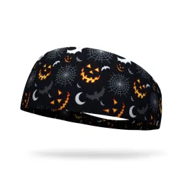 Spooky Black Wicking Headband