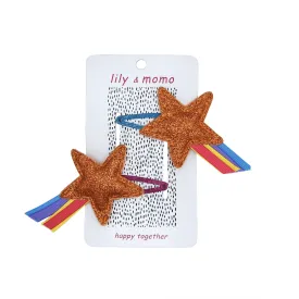 Star Bright Hair Clips by Lily   Momo