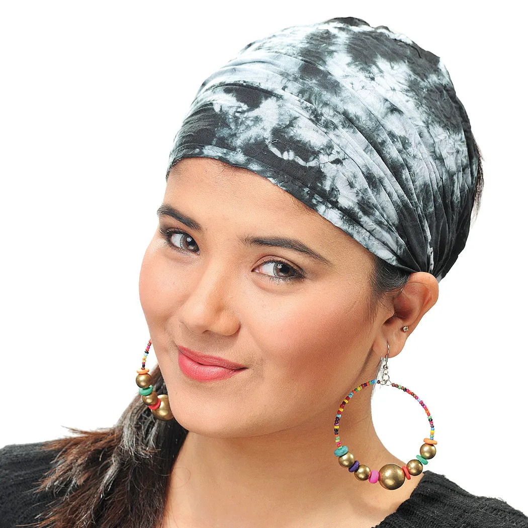 Tie-Dye Cotton Headband (Pack Of 5)