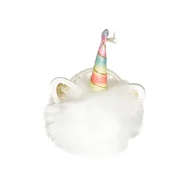 Unicorn Pom Pom Hair Tie