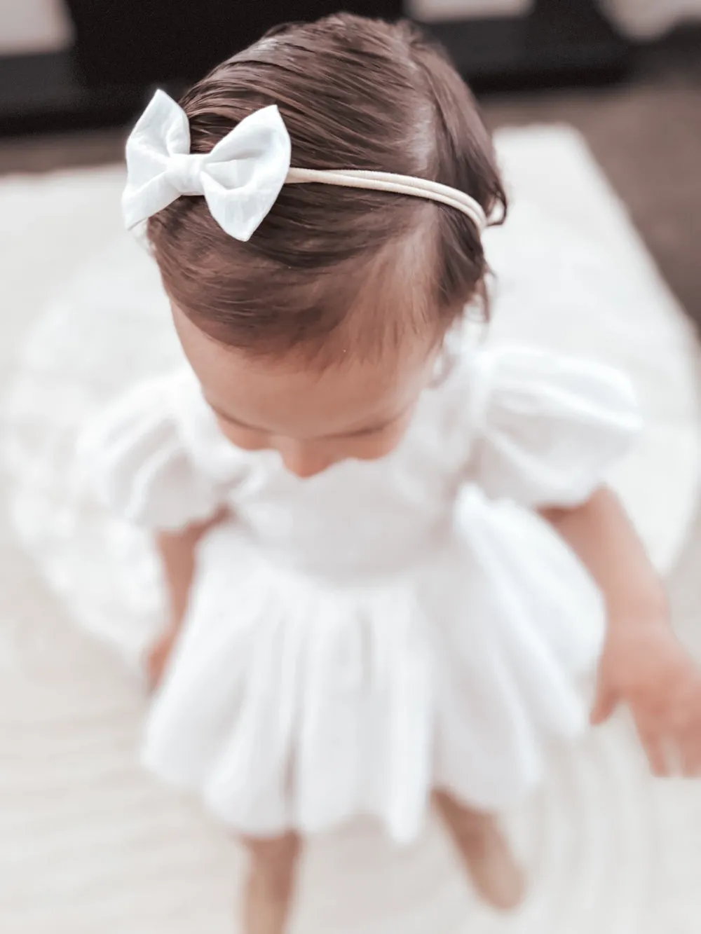 White Elegance Hair Bows