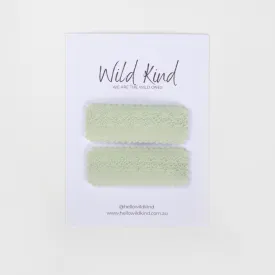 Wild Kind Agnes Hair Clips - Sage