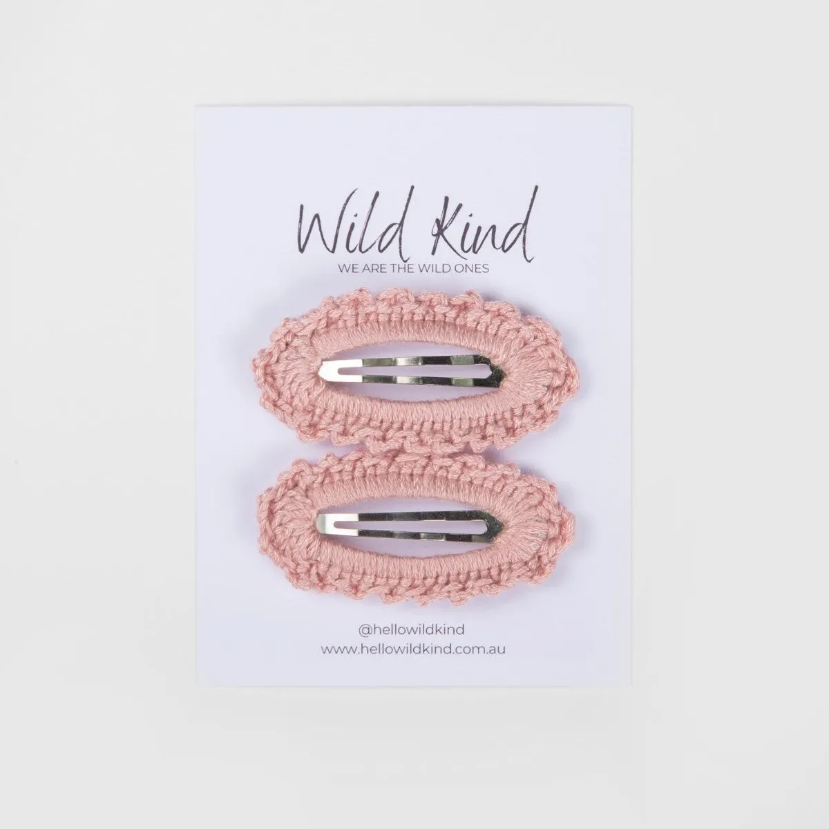 Wild Kind Harriet Hair Clips - Pink