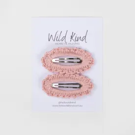 Wild Kind Harriet Hair Clips - Pink